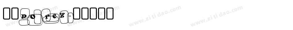 长城PO Reg字体转换